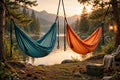The Duo — two travel hammocks presented in Slack Tide gift packaging