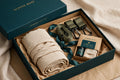 Hammock Gift Set — tree straps and care kit presented in Slack Tide gift packaging