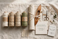 Deluxe hammock repair and re-weave kit with cotton cord spools and shuttle